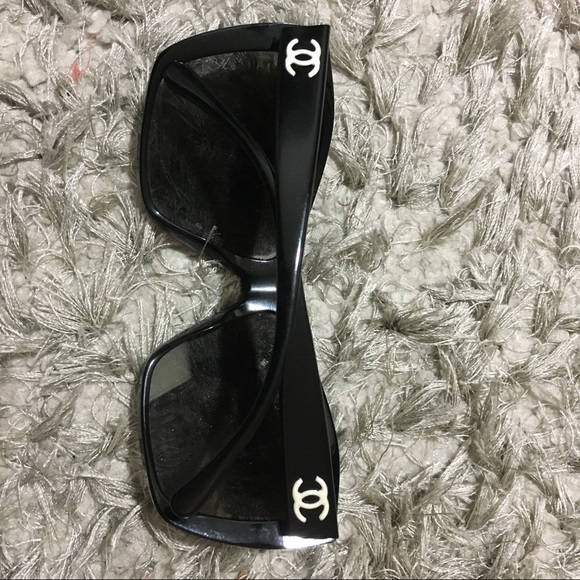 Sold ❤️ Chanel sunglasses black CC 5203 - Picture 4 of 8